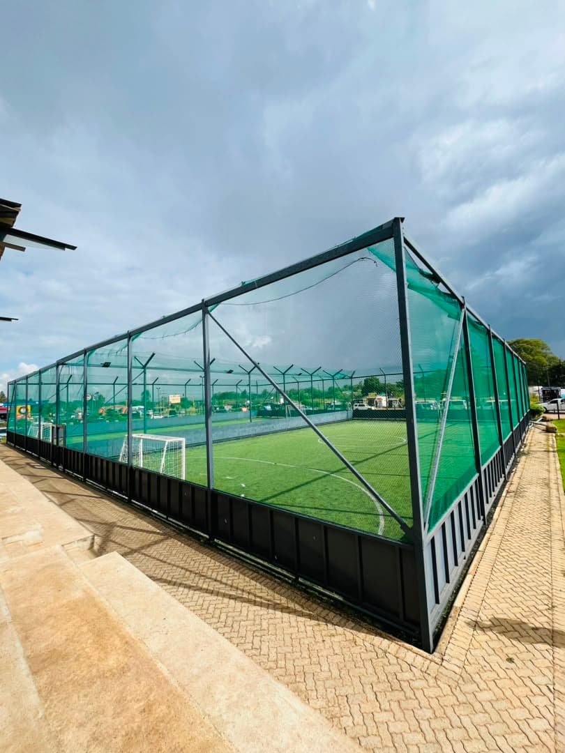 The full length of the Madfutsal artificial pitch